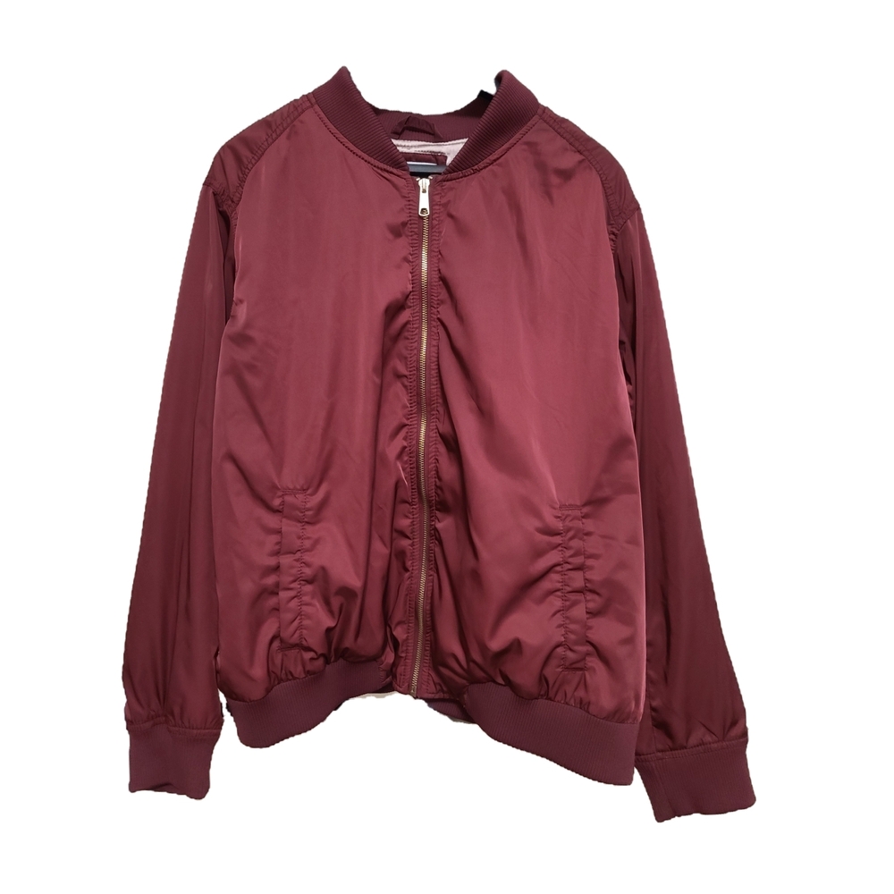 Old Navy Maroon Bomber Jacket